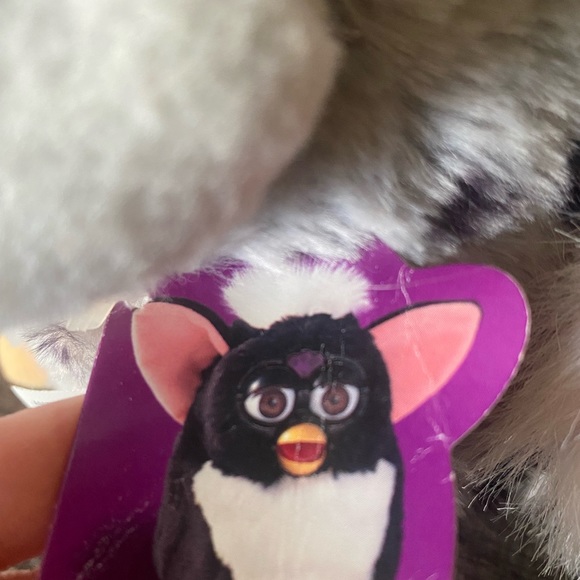 1998 NWT Furby Tiger Electronics Model 70-800 Grey + Pink Leopard Spotted - Picture 3 of 4